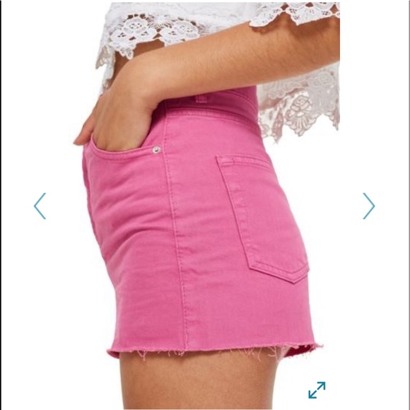Shorts Nwt Pink Denim Mom Shorts Poshmark